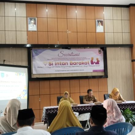 Sosialisasi SI INTAN BARAKAT ( sistem integrasi data registrasi pernikahan bagi masyarakat)